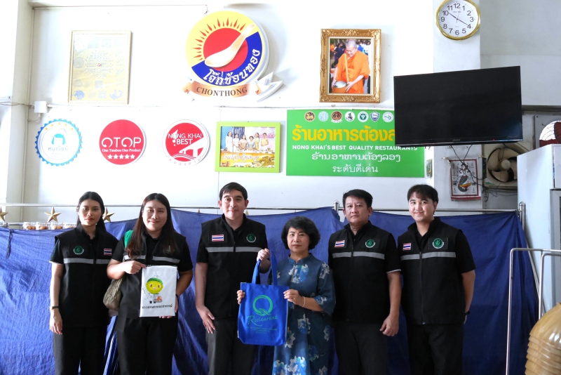 มกอช.ลงพื้นที่ตรวจประเมินร้านอาหาร