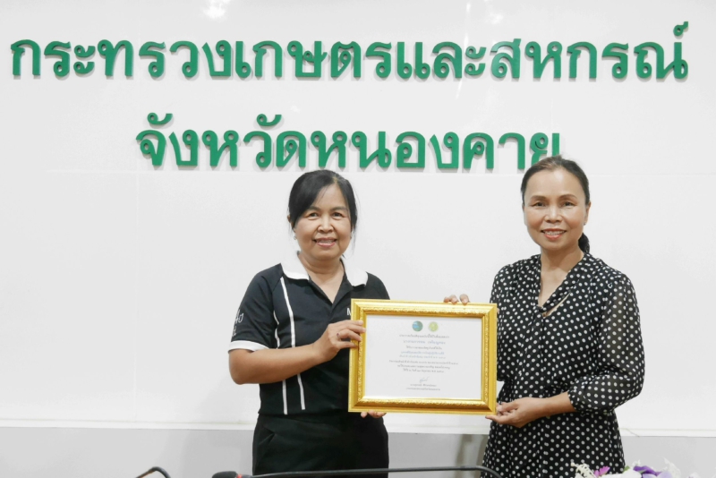 มอบใบประกาศเกียรติบัตร