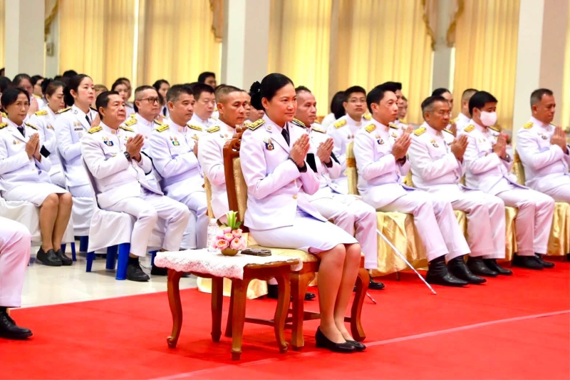 พิธีถวายพระพรสมเด็จพระเจ้าน้องนางเธอ