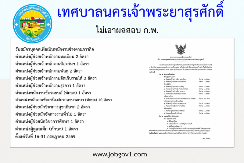 เทศบาลนครเจ้าพระยาสุรศักดิ์