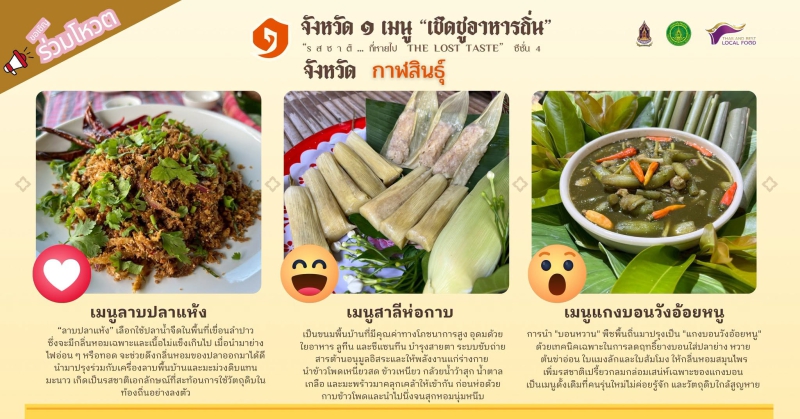 ขอเชิญชวนชาวกาฬสินธุ์