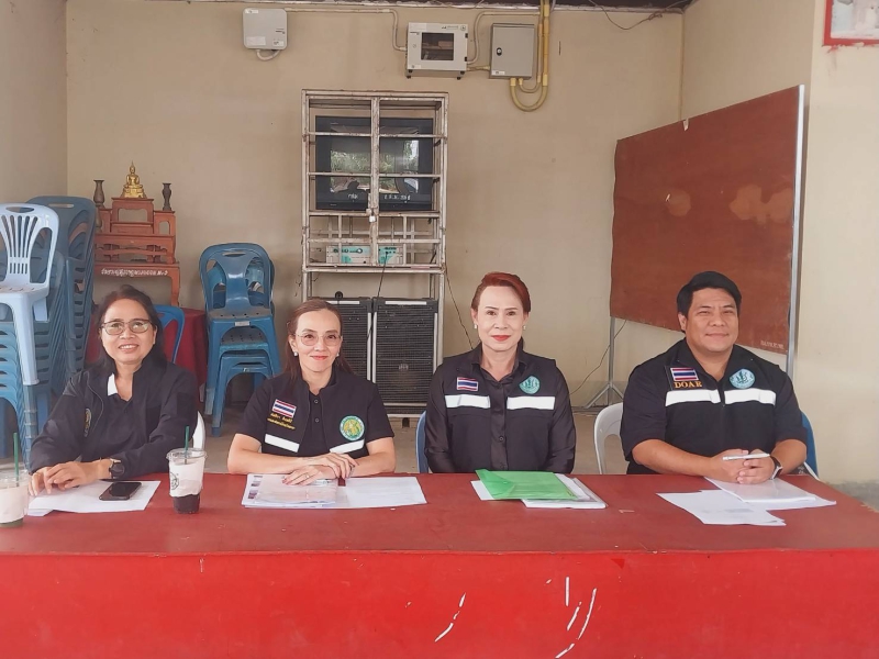 ประชุมและลงพื้นที่ติดตาม