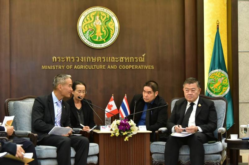 ปลัดเกษตร หารือแคนาดา ขับเคลื่อนความร่วมมือด้านเกษตรและอาหาร หนุนเทคโนโลยีและนวัตกรรม