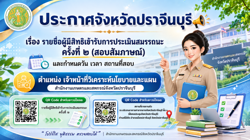 ประกาศจังหวัดปราจีนบุรี