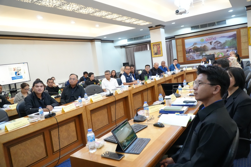 กษ.ปน.ร่วมประชุมคณะอนุกรรมการประสานงานโครงการพัฒนาของสถาบันส่งเสริมและพัฒนากิจกรรมปิดทองหลังพระสืบสานแนวพระราชดำริ