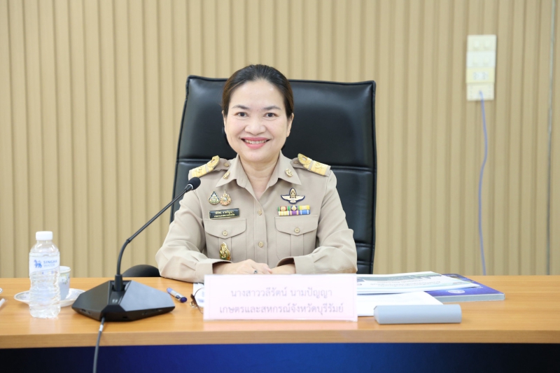 กษ.เป็นประธานการประชุมติดตามการดำเนินงานด้านการเกษตรในพื้นที่จังหวัดบุรีรัมย์
