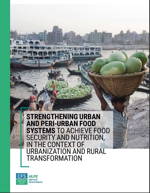 CFSPolicyRecommendationson“StrengtheningUrbanandPeri-UrbanFoodSystemstoAchieveFoodSecurityandNutrition,