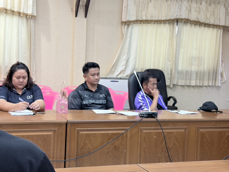 ประชุมคณะกรรมการจัดสรรน้ำชลประทานอ่างเก็บน้ำห้วยตาแปด