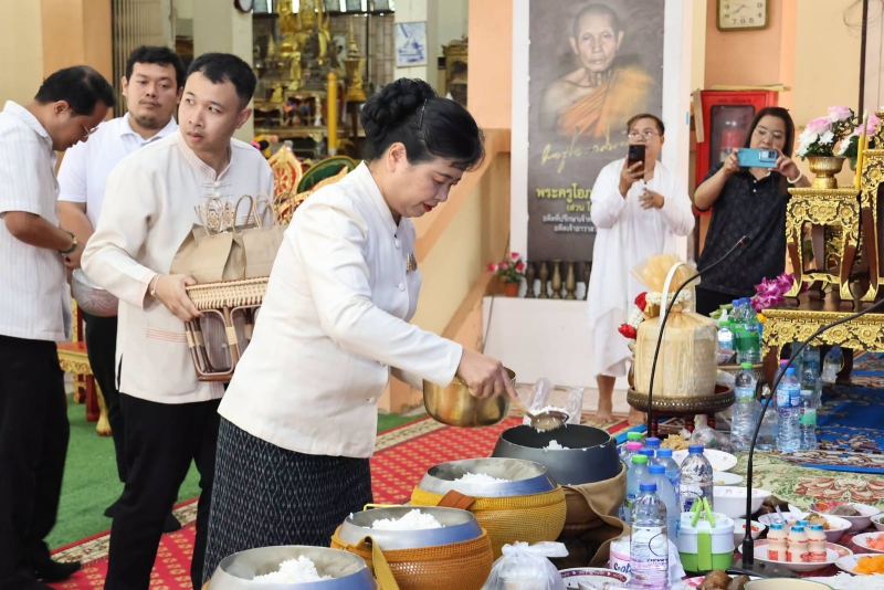 โครงการผู้ว่าพาเข้าวัดวันธรรมสวนะจังหวัดราชบุรี