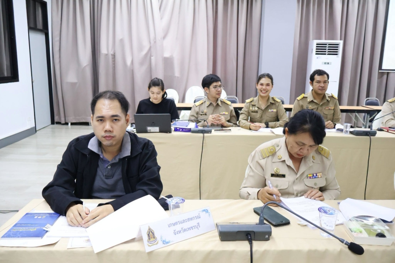 ประชุมคณะอนุกรรมการส่งเสริมคุณธรรมจังหวัดเพชรบุรี