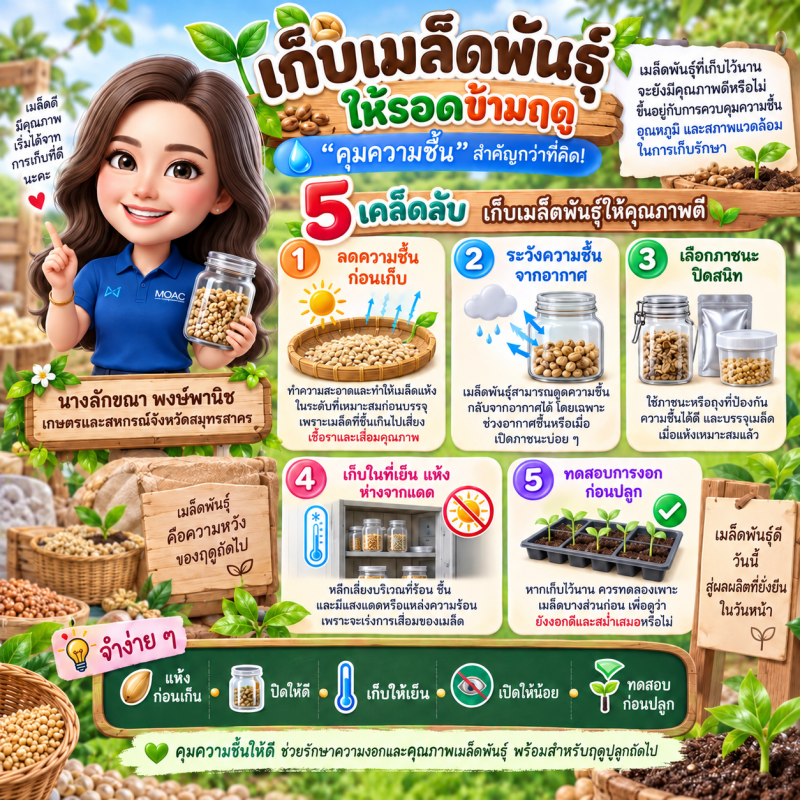 เก็บเมล็ดพันธุ์ให้รอดข้ามฤดู