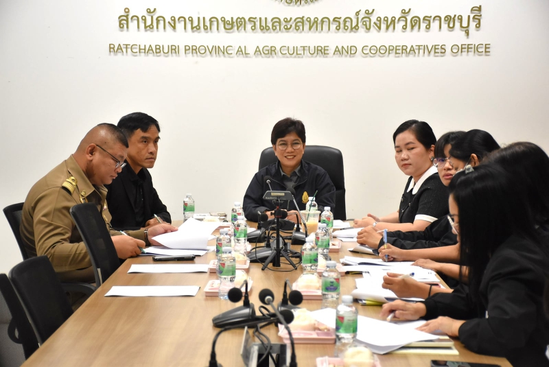 ประชุมคณะกรรมการอำนวยการจัดงานถวายผ้าพระกฐินพระราชทานของกระทรวงเกษตรและสหกรณ์