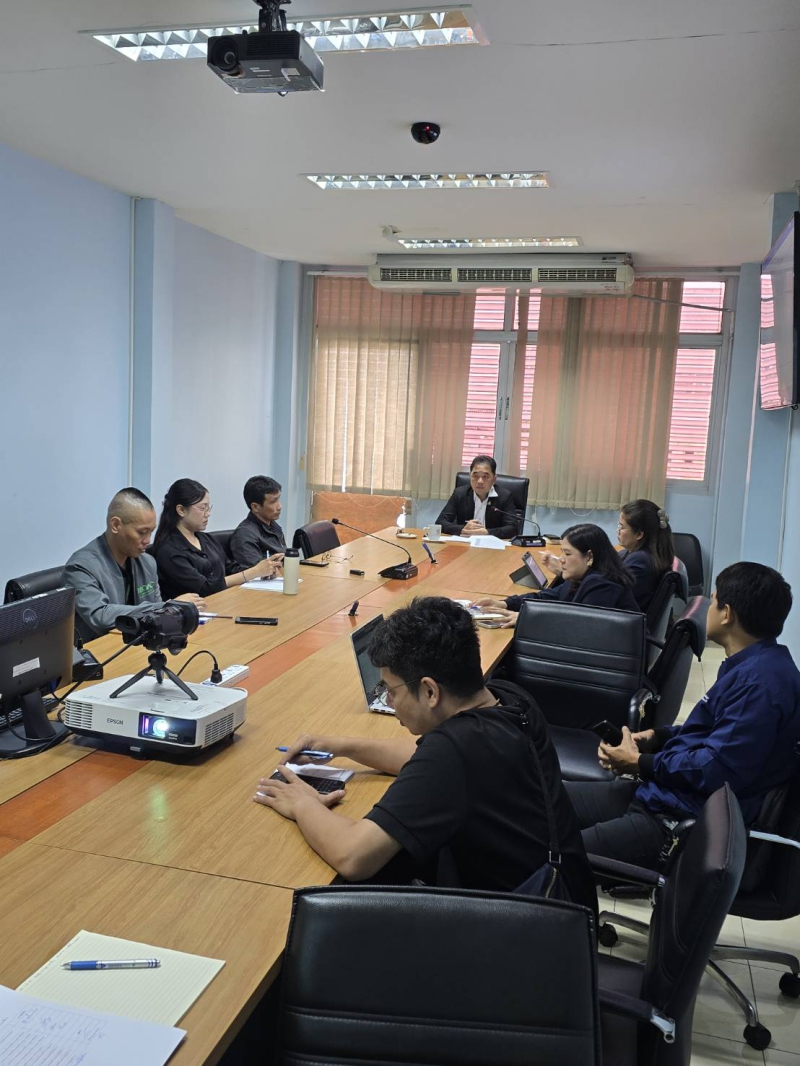 การประชุมคณะทำงานบริหารความเสี่ยงและการประเมินผลการควบคุมภายในของศูนย์เทคโนโลยีสารสนเทศและการสื่อสาร