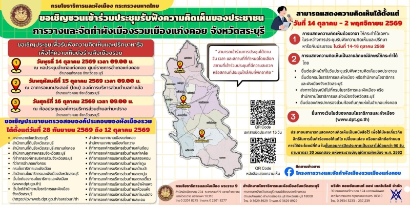 ขอเชิญประชาชนและหน่วยงานที่เกี่ยวข้อง
