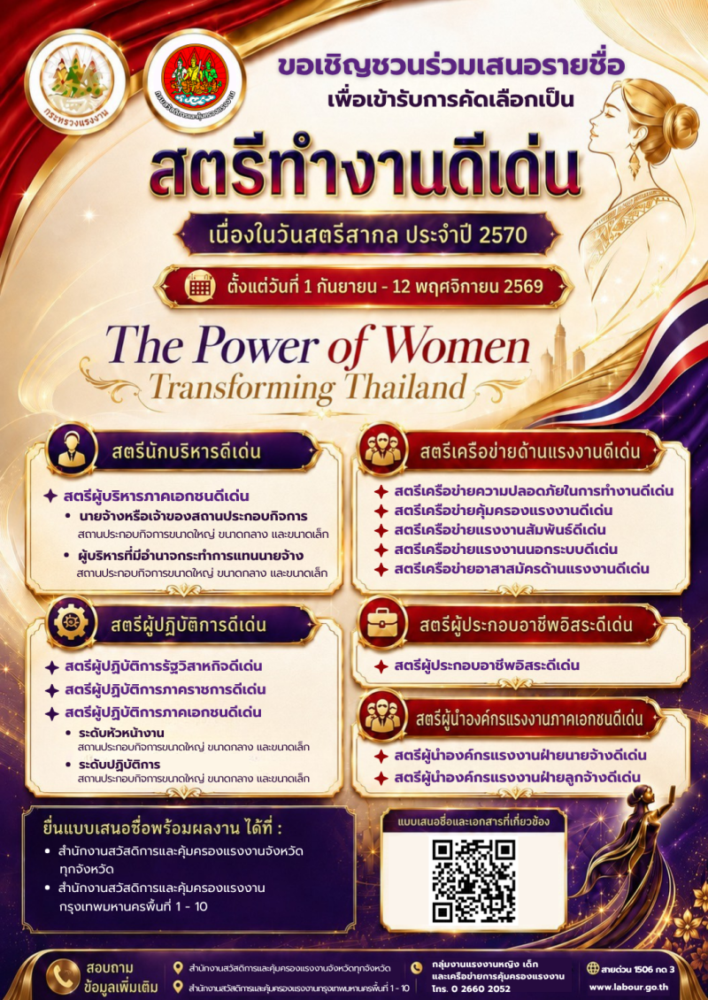 ประชาสัมพันธ์เชิญชวนร่วมเสนอรายชื่อ