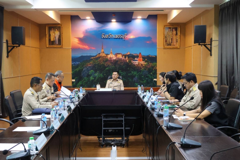 ประชุมร่วมกับกองบัญชาการป้องกันและบรรเทาสาธารณภัยแห่งชาติ