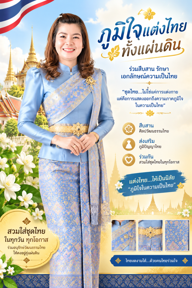 ภูมิใจ แต่งผ้าไทยทั้งแผ่นดิน