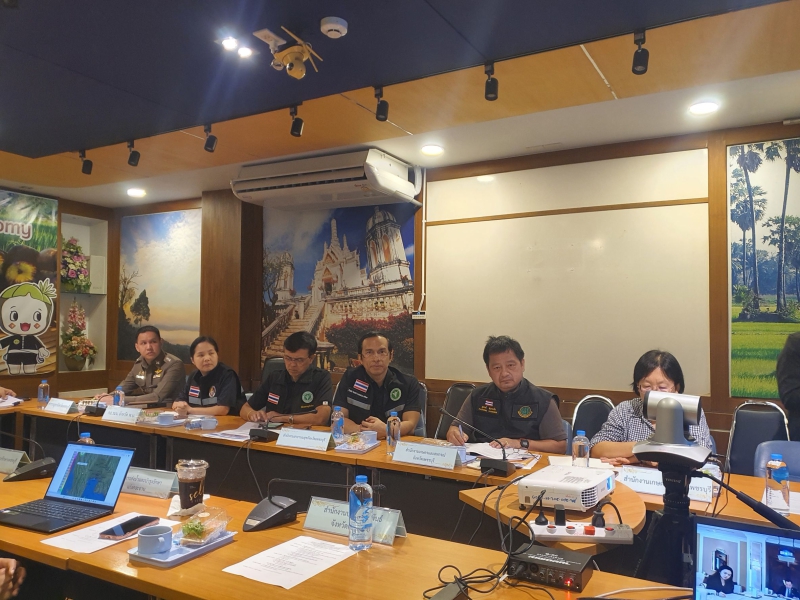 ประชุมร่วมกับกองบัญชาการป้องกันและบรรเทาสาธารณภัยแห่งชาติ