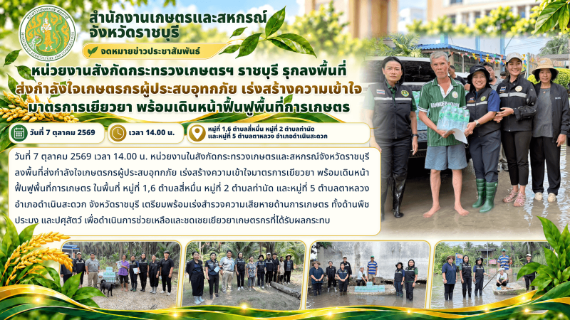 หน่วยงานสังกัดกระทรวงเกษตรฯ