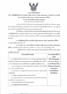 ประกาศ​จังหวัด​ศรีสะเกษ