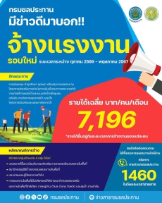 กรมชลฯเชิญชวนเกษตรกรและผู้สนใจเข้าร่วมโครงการจ้างแรงงานชลประทาน