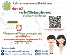 สำนักงานเกษตรและสหกรณ์จังหวัดอ่างทอง