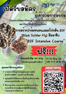 ขอเชิญผู้สนใจเข้ารับการฝึกอบรม