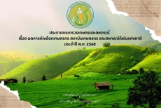 ประกาศกระทรวงเกษตรและสหกรณ์