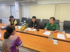 ลงพื้นที่ติดตามลูกหนี้กองทุนหมุนเวียนเพื่อการกู้ยืมแก่เกษตรกรและผู้ยากจน