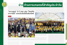 สรุปข่าวด้านการเกษตรที่สำคัญประจำวันที่ 15 พฤษภาคม 2568