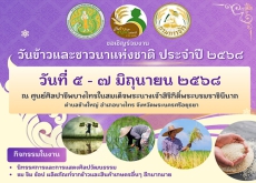 งานวันข้าวและชาวนาแห่งชาติ ปี 2568