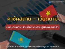 จับตา!ความร่วมมือ“คาซัคสถาน–เวียดนาม”