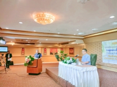 ประชุมโครงการศึกษาความเหมาะสมและประเมินผลกระทบสิ่งแวดล้อมประตูระบายน้ำ