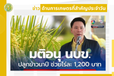 สรุปข่าวด้านการเกษตรที่สำคัญประจำวันที่ 19-21 กรกฎาคม 2568