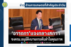 สรุปข่าวด้านการเกษตรที่สำคัญประจำวันที่ 1 สิงหาคม 2568