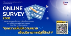 การสำรวจความพึงพอใจของประชาชนต่อการให้บริการของหน่วยงานของรัฐ