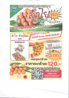 เชิญชวนซื้อผลผลิตลำไยของเครือข่ายสหกรณ์ภาคเหนือ