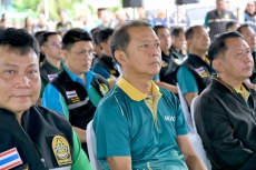 นายประภาสภิญโญชีพผู้ตรวจราชการกระทรวงเกษตรและสหกรณ์เข้าร่วมพิธีเปิด