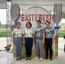 กิจกรรมงานเทศกาลอาหารนานาชาติ “East Meets West at Phetchaburi”