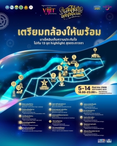 เช็คแผนที่จุดแสดงไฟในงานVijit@ลำปางเตรียมกล้องให้พร้อม
