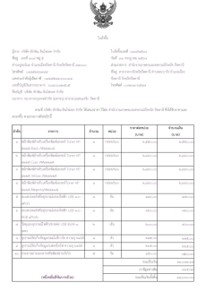 ใบตรวจรับการจัดซื้อ/จัดจ้าง วัสดุคอมพิวเตอร์