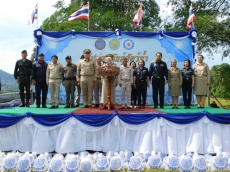 ร่วมจัดพิธีปล่อยพันธุ์สัตว์น้ำ