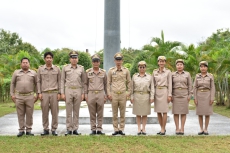 สนง.กษ.อำนาจเจริญร่วมกิจกรรมเนื่องในวันพระราชทานธงชาติไทย