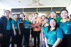 ร่วมให้การต้อนรับนายชำนาญ