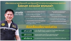นโยบายรองนายกรัฐมนตรีและรัฐมนตรีว่าการกระทรวงเกษตรและสหกรณ์