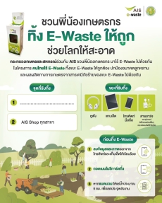 ประชาสัมพันธ์โครงการ คนไทยไร้ E-Waste