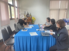 ประชุมเพื่อจัดงานยกระดับสินค้าเกษตรปลอดภัยได้อัตลักษณ์พื้นถิ่น