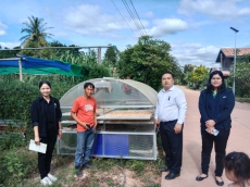 สนง.กษ.อำนาจเจริญลงพื้นที่สำรวจกลุ่มเป้าหมายเกษตรกรเข้าร่วมโครงการส่งเสริมและพัฒนาสินค้าเกษตรชีวภาพ