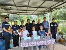 ลงพื้นที่ติดตามผลการดำเนินงานโครงการที่ได้รับการสนับสนุนเงินกองทุนสงเคราะห์เกษตรกร