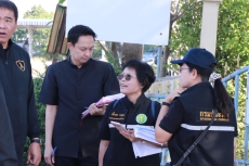 ร่วมต้อนรับรองนายกรัฐมนตรีและรัฐมนตรีว่าการกระทรวงเกษตรและสหกรณ์